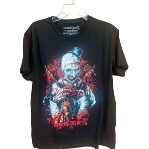 TERRIFIER 2 WORK OF ART T-SHIRT Sz L Unisex